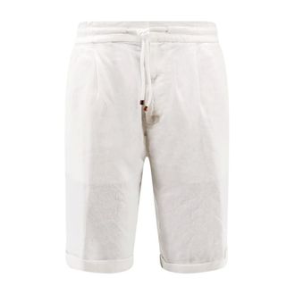 Brunello Cucinelli Uomo, Pantaloncini, Bianco, L, new