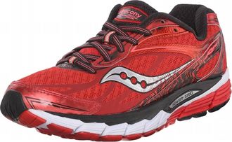 Saucony Womens Ride 8 Shoes In Red