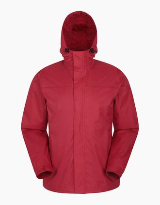 Mountain Warehouse Mens Mountain Warehouse Mens Torrent Waterproof Jacket - Red - Size: 44/Regular