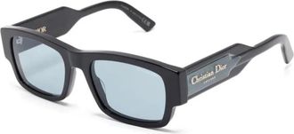 Dior Christian Dior Label S1I 13B0 Zonnebrillen - Heren - Zonnebrillen - Zwart - 54 MM - Accessoires