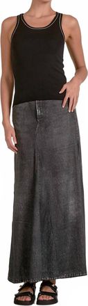 Elan Womens Lara Contrast Knit Tank Top In Black