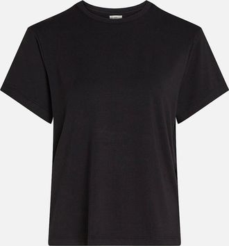 Calvin Klein Womens Calvin Klein ULTRA SOFT MODAL Womens Lounge T-Shirt Black - Size: MEDIUM
