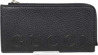 Gucci Pre-owned Wallets, unisex, Black, Size: ONE SIZE Pre-owned Leather Wallet