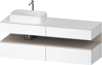 Duravit Qatego Consola Mueble Bajo Lavabo, 2 Extensiones, 2 - Duravit