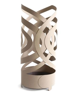 Arti & Mestieri spiral-pattern umbrella stand (54cm x 23cm) - Neutrals