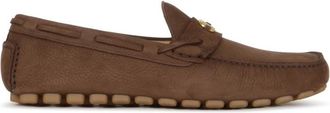 Valentino Driver Fastaway Loafer - Heren - Loafers - Bruin - 41 1/2 EU - Su&egrave;de - Schoenen