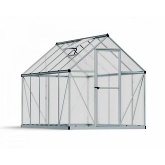 Palram Greenhouse Mythos 6 x 10, Polycarbonate, L306 x W185 x H208 cm, Silver