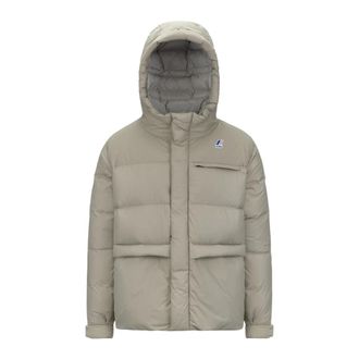 K-Way K-Way, Winter Jackets, male, Beige, Size: XL Le Vrai 4.0 Aurele Heavy Jacket