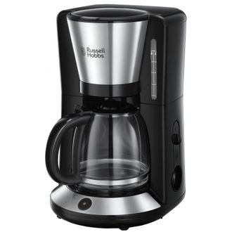 Russell Hobbs Macchina Caff&egrave; Americano - Con Filtro per Estrazione e Aroma ottimali - Max 10 tazze Caraffa in Vetro da 1.25 l Piastra riscaldante Spegnimento
