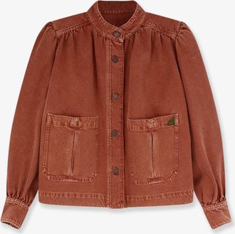 Chlo&eacute; Giubbino in denim orange - CHLOE - gender_Woman