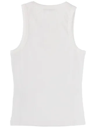 Givenchy Logo Slim Fit Tank Top - White