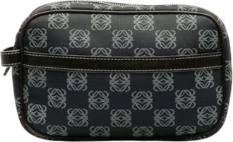 Loewe Pre-owned Bags, female, Blue, Size: ONE SIZE Pre-owned Leather pouches