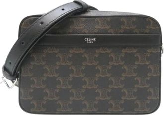 Celine Pre-owned Cross Body Bags, female, Black, Size: ONE SIZE Pre-owned Vintage Cross Body Bag