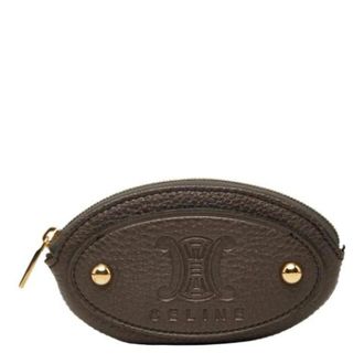 Celine Pre-owned Wallets, female, Brown, Size: ONE SIZE Pre-owned Coin Purse