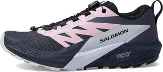 Salomon WomenS Sense Ride 5 Shoes In India Ink/lilac/artic Ice