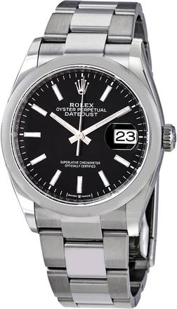 Rolex Datejust 36 Automatic Black Dial Mens Oyster Watch 126200BKSO