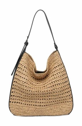 Moda Luxe Savannah Hobo in Black Natural at Nordstrom