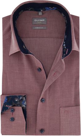 Olymp business overhemd Olymp Luxor Comfort Fit rood