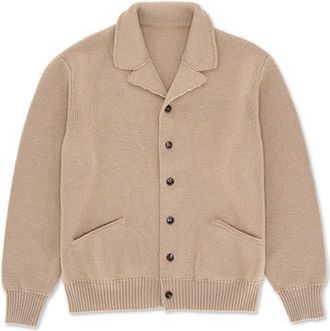 Fortela Brando Wool Cardigan in Beige at Nordstrom, Size Medium Eu