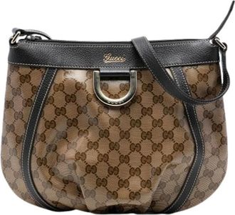 Gucci Pre-owned Cross Body Bags, female, Brown, Size: ONE SIZE Pre-owned Crossbody Bag