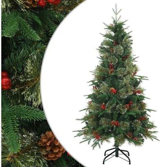vidaXL &Aacute;rbol De Navidad Artificial Con Ramas Articuladas Verde 120 Cm Vidaxl
