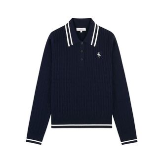 Sporty & Rich Mujer, Camisetas, Azul, Talla: XS