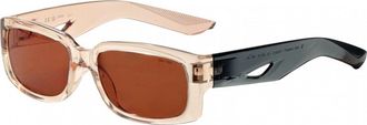 Nike Mens EV24013 56 113 Variant Sunglasses - Beige - One Size