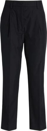 Prada Tapered Trousers, female, Black, Size: M Pantaloni