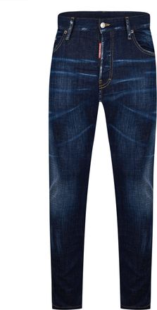 Dsquared2 Mens Clean Wash Skater Jeans in Blue Cotton - Size 40 (Waist)