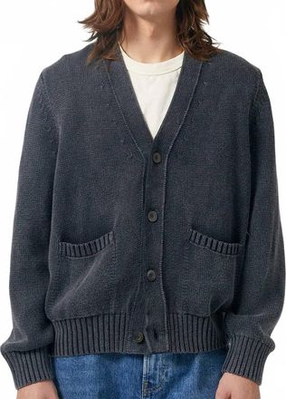 Corridor Acid Wash Cardigan In Black