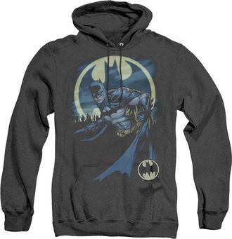 Gildan Batman Heed The Call Adult Heather Hoodie / Hooded Sweatshirt