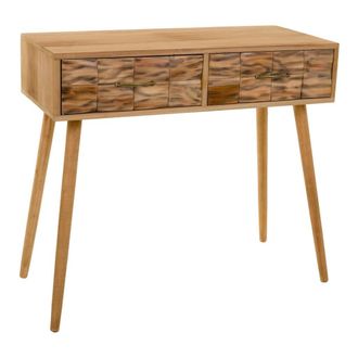 Wanderlust Deco Wanderlust Deco - Recibidor De Madera Marr&oacute;n 87x43x79