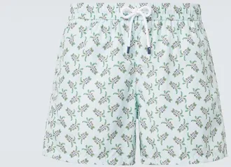Fedeli Madeira printed swim trunks
