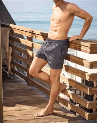 Surfside Supply Jimmy Volley Board Shorts In Navy Martini
