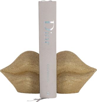 Richmond Interiors Design Buchstützen Set Kiss Gold