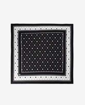 The Kooples Printed satin silk scarf - MIXED - The Kooples