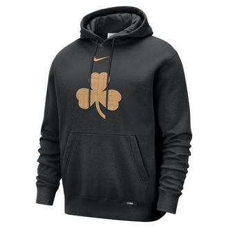 Nike Boston Celtics City Edition Nike Mens Club Hoodie in Black | HQ5509-010