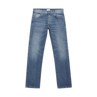 Versace Vaqueros Rectos de Cintura Alta - Jeans - Hombre - Azul - W33
