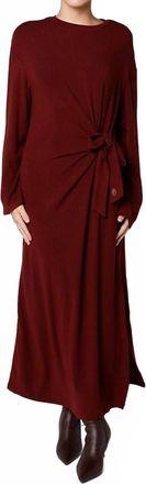 FRNCH Valeriane Dress In Bordeaux