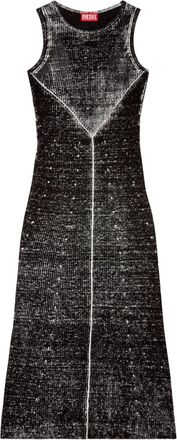 Diesel Abito midi M-Rab - Nero