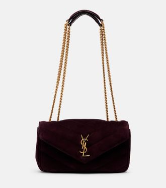 Saint Laurent Loulou Small suede shoulder bag