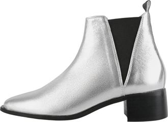 L37 Laarsjes met hak - Dames - Laarzen met Hak - Grijs - 36 EU - Schoenen