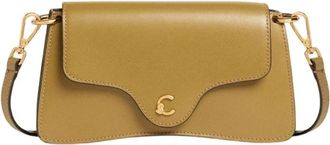 Coccinelle C-Me Mini Bag - Dames - Schoudertassen - Groen - ONE Size - Leer - Tassen