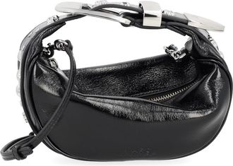 Marc Jacobs Womens Party Lamb Leather Bag Black Handbags Hand