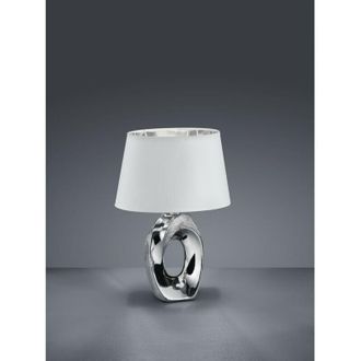 Reality L&aacute;mpara De Mesa Small Table Attack E14 Chrome White Color R50511089