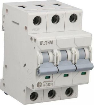 OEM Disyuntor 3p C 63a 6ka Ca Xpole Home Hnc633 194897