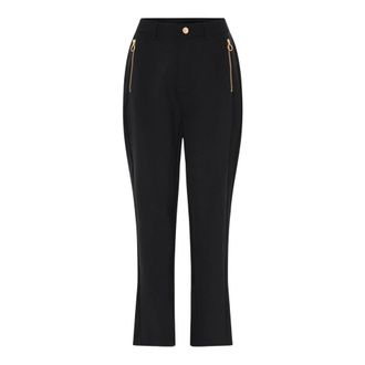 C.Ro Rechte broek - Dames - Straight fit broeken - Zwart - S - Broeken