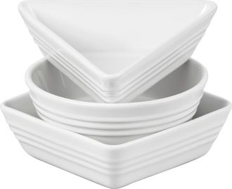 LE CREUSET Set of 3 Tapas Dishes in White at Nordstrom