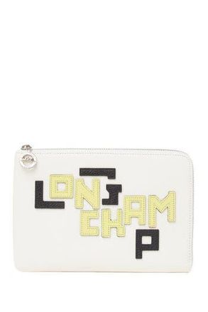 Longchamp Quarter Zip Clutch in White at Nordstrom Rack