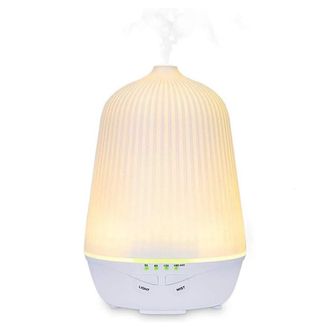 Trade Shop Trade Shop Traesio - Umidificatore Usb Lampada Bianco Calda A750 100ml Aromaterapia